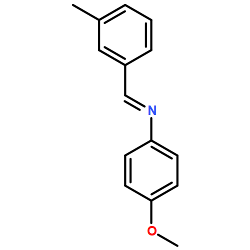 Benzenamine, 4-methoxy-N-[(3-methylphenyl)methylene]-