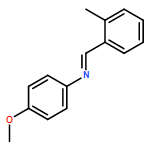 Benzenamine, 4-methoxy-N-[(2-methylphenyl)methylene]-