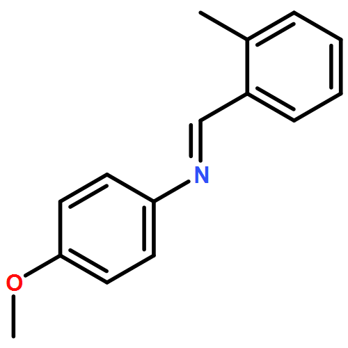 Benzenamine, 4-methoxy-N-[(2-methylphenyl)methylene]-