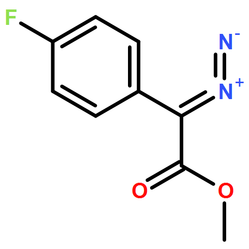 Benzeneacetic acid, α-diazo-4-fluoro-, methyl ester