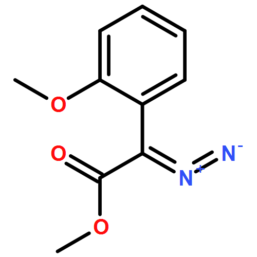 Benzeneacetic acid, α-diazo-2-methoxy-, methyl ester