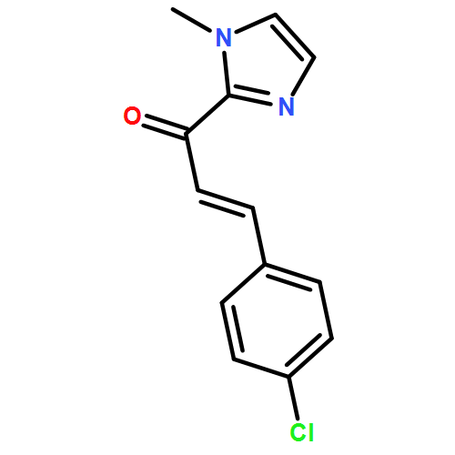 2-Propen-1-one, 3-(4-chlorophenyl)-1-(1-methyl-1H-imidazol-2-yl)-, (2E)-