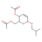 α-D-erythro-Hex-2-enopyranoside, 2-methylpropyl 2,3-dideoxy-, 4,6-diacetate