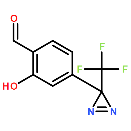 Benzaldehyde, 2-hydroxy-4-[3-(trifluoromethyl)-3H-diazirin-3-yl]-