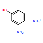 Phenol, 3-amino-, monoammonium salt