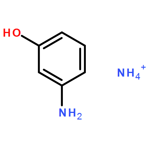 Phenol, 3-amino-, monoammonium salt