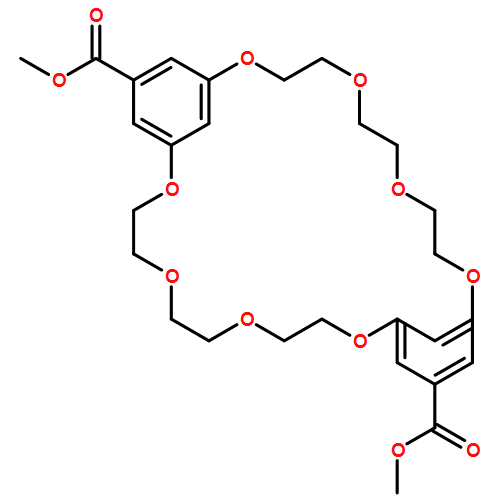 2,5,8,11,17,20,23,26-Octaoxatricyclo[25.3.1.112,16]dotriaconta-1(31),12,14,16(32),27,29-hexaene-14,29-dicarboxylic acid, 14,29-dimethyl ester