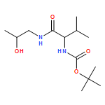 Carbamic acid, N-[(1S)-1-[[[(2S)-2-hydroxypropyl]amino]carbonyl]-2-methylpropyl]-, 1,1-dimethylethyl ester