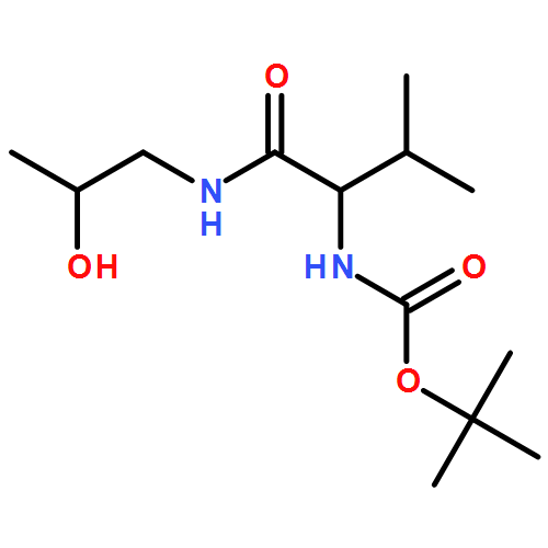 Carbamic acid, N-[(1S)-1-[[[(2S)-2-hydroxypropyl]amino]carbonyl]-2-methylpropyl]-, 1,1-dimethylethyl ester