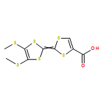 1,3-Dithiole-4-carboxylic acid,2-[4,5-bis(methylthio)-1,3-dithiol-2-ylidene]-