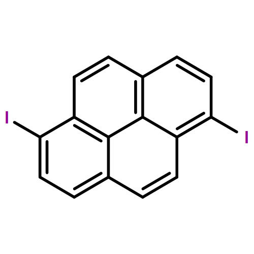 Pyrene, 1,6-diiodo-