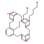 Pentacyclo[19.3.1.13,7.19,13.115,19]octacosa-1(25),3,5,7(28),9,11,13(27),15,17,19(26),21,23-dodecaene-25,27-diol, 26,28-bis(4-bromobutoxy)-