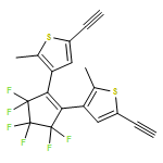 Thiophene, 3,3'-(3,3,4,4,5,5-hexafluoro-1-cyclopentene-1,2-diyl)bis[5-ethynyl-2-methyl-