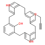 Pentacyclo[19.3.1.13,7.19,13.115,19]octacosa-1(25),3,5,7(28),9,11,13(27),15,17,19(26),21,23-dodecaene-25,26,27-triol, 28-(2-propyn-1-yloxy)-