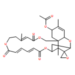 Verrucarin A, 8-(acetyloxy)-2',3'-didehydro-2'-deoxy-, (2'E,8S)-