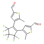 2-Thiophenecarboxaldehyde, 4,4'-(3,3,4,4,5,5-hexafluoro-1-cyclopentene-1,2-diyl)bis[5-methyl-