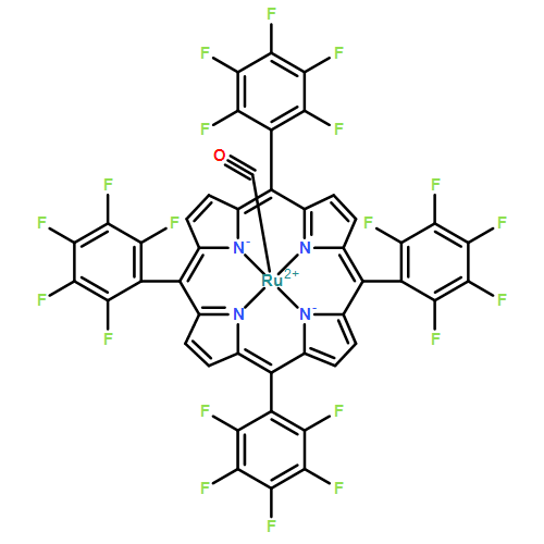 Ruthenium, carbonyl[5,10,15,20-tetrakis(2,3,4,5,6-pentafluorophenyl)-21H,23H-porphinato(2-)-κN21,κN22,κN23,κN24]-, (SP-5-31)-