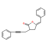 2(3H)-Furanone, dihydro-5-(phenylmethylene)-3-(3-phenyl-2-propynyl)-, (Z)- (9CI)