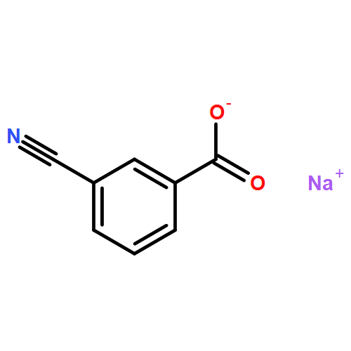 Benzoic acid, 3-cyano-, sodium salt