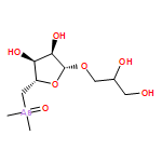 2,3-dihydroxypropyl 5-deoxy-5-(dimethylarsoryl)-beta-D-ribofuranoside