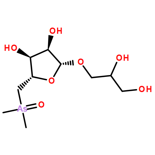 2,3-dihydroxypropyl 5-deoxy-5-(dimethylarsoryl)-beta-D-ribofuranoside