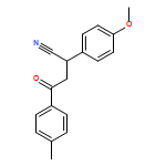 Benzenebutanenitrile, α-(4-methoxyphenyl)-4-methyl-γ-oxo-