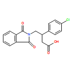 2H-Isoindole-2-butanoic acid, β-(4-chlorophenyl)-1,3-dihydro-1,3-dioxo-