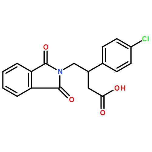 2H-Isoindole-2-butanoic acid, β-(4-chlorophenyl)-1,3-dihydro-1,3-dioxo-