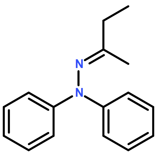 2-Butanone, diphenylhydrazone