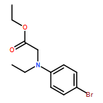 Glycine, N-(4-bromophenyl)-N-ethyl-, ethyl ester