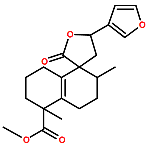 Spiro[furan-3(2H),1'(2'H)-naphthalene]-5'-carboxylic acid, 5-(3-furanyl)-3',4,4',5,5',6',7',8'-octahydro-2',5'-dimethyl-2-oxo-, methyl ester, (1'R,2'R,5S,5'R)-