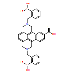 2-Anthracenecarboxylic acid,9,10-bis[[[(2-boronophenyl)methyl]methylamino]methyl]-