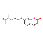 2-Propenoic acid, 2-methyl-, 2-[(4-methyl-2-oxo-2H-1-benzopyran-7-yl)oxy]ethyl ester