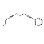 Benzene, [3-(2-heptyn-1-yloxy)-1-propyn-1-yl]-