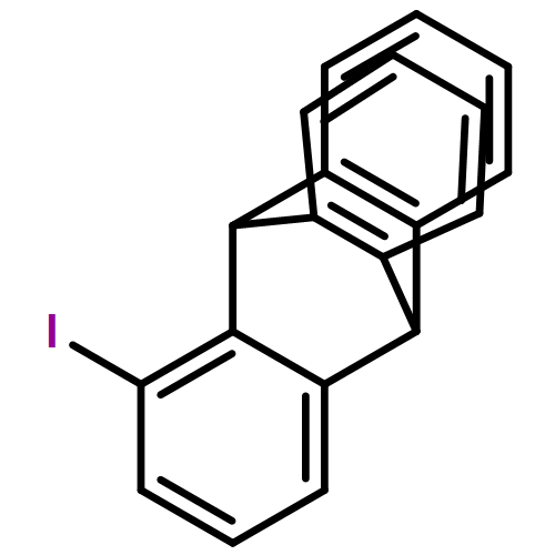 9,10[1',2']-Benzenoanthracene, 9,10-dihydro-2-iodo-