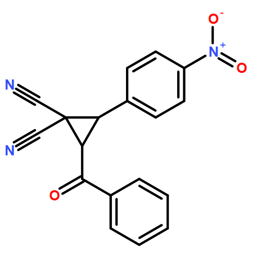 1,1-Cyclopropanedicarbonitrile, 2-benzoyl-3-(4-nitrophenyl)-, (2R,3R)-rel-