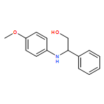 Benzeneethanol, β-[(4-methoxyphenyl)amino]-