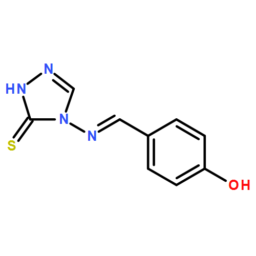 3H-1,2,4-Triazole-3-thione, 2,4-dihydro-4-[[(4-hydroxyphenyl)methylene]amino]-