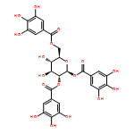 β-D-Glucopyranose, 1,2,6-tris(3,4,5-trihydroxybenzoate)