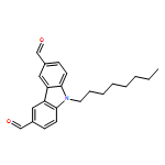 9H-Carbazole-3,6-dicarboxaldehyde, 9-octyl-