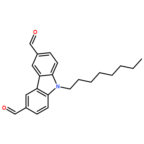 9H-Carbazole-3,6-dicarboxaldehyde, 9-octyl-