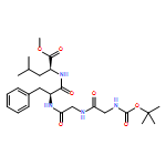 L-Leucine, N-[(1,1-dimethylethoxy)carbonyl]glycylglycyl-L-phenylalanyl-, methyl ester