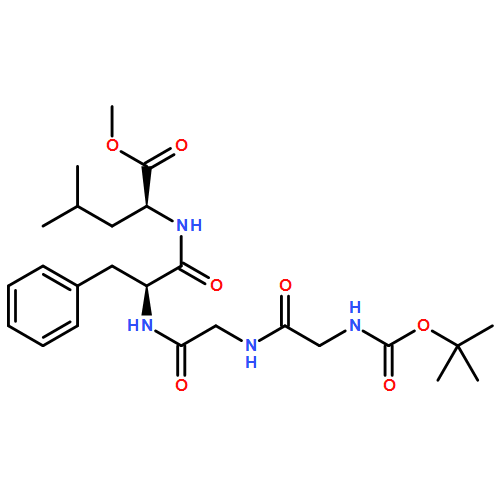 L-Leucine, N-[(1,1-dimethylethoxy)carbonyl]glycylglycyl-L-phenylalanyl-, methyl ester