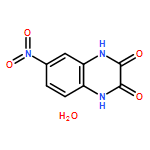 2,3-Quinoxalinedione, 1,4-dihydro-6-nitro-, hydrate (1:1)