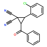 1,1-Cyclopropanedicarbonitrile, 2-benzoyl-3-(2-chlorophenyl)-, (2R,3S)-rel-