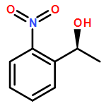 Benzenemethanol, α-methyl-2-nitro-, (αS)-