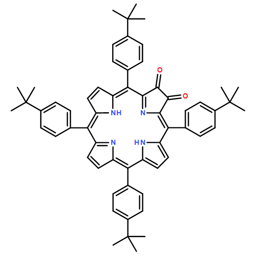 21H,23H-Porphine-7,8-dione, 5,10,15,20-tetrakis[4-(1,1-dimethylethyl)phenyl]-