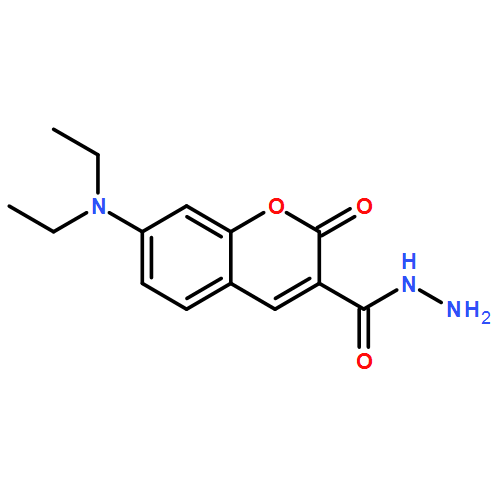 2H-1-Benzopyran-3-carboxylicacid, 7-(diethylamino)-2-oxo-, hydrazide