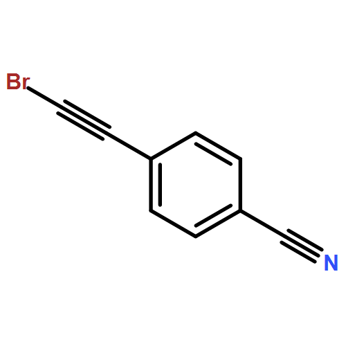 Benzonitrile, 4-(2-bromoethynyl)-