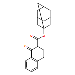 2-Naphthalenecarboxylic acid, 1,2,3,4-tetrahydro-1-oxo-, tricyclo[3.3.1.13,7]dec-1-yl ester